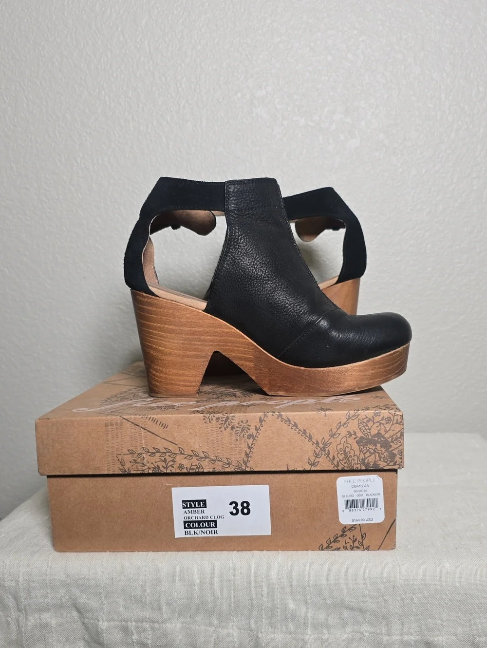 Free People black leather